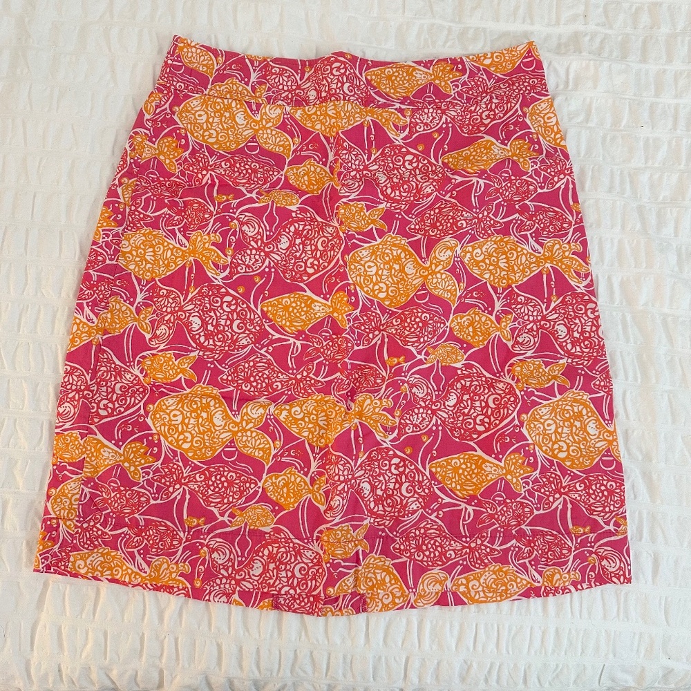Lilly Pulitzer Jubilee Beverly Hills Bubbly Cotton Skirt